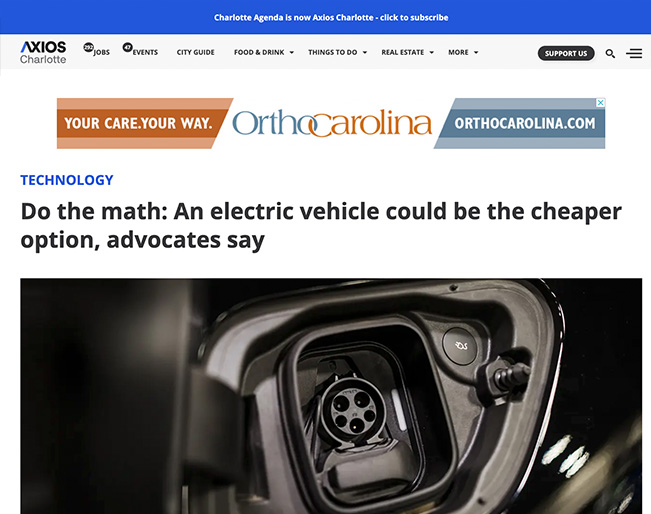 An electric vehicle could be the cheaper option